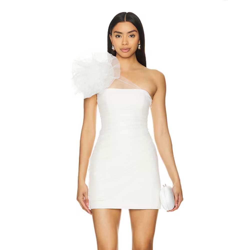 NBD Laina Mini Dress in Ivory